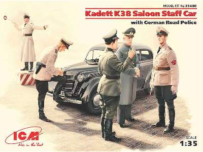 Kadett K38 Saloon Staff Car with German Road Police - image 1