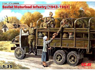 Soviet Motorized Infantry (1943-1945) - 5 figures - image 1