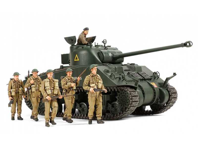 British Tank Sherman VC Firefly (w/6 Figures) - image 1