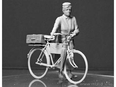 Frau Muller. Woman & Women's Bicycle, Europe, WWII Era - image 10