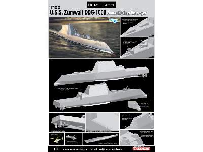 U.S.S. Zumwalt Class Destroyer DDG-1000 - Black Label Series - image 2