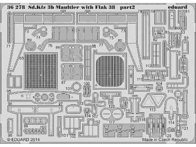 Sd. Kfz 3b Maultier with Flak 38 1/35 - Italeri - image 3