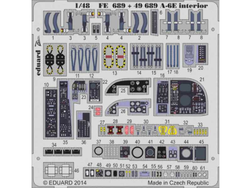 A-6E interior S. A. 1/48 - Hobby Boss - image 1