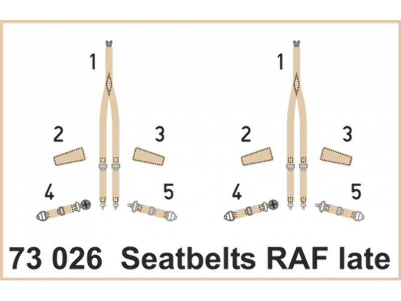 Seatbelts RAF late SUPER FABRIC 1/72 - image 1