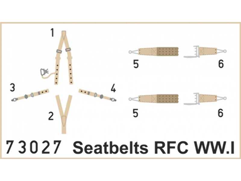 Seatbelts RFC WWI SUPER FABRIC 1/72 - image 1