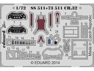 CR.32 S. A. 1/72 - Italeri - image 1