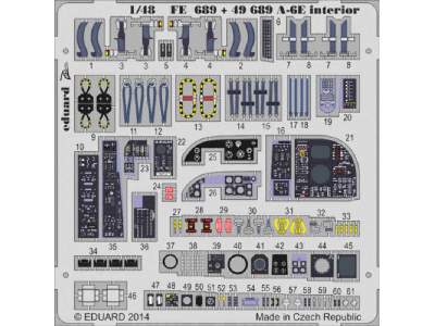 A-6E interior S. A. 1/48 - Hobby Boss - image 1