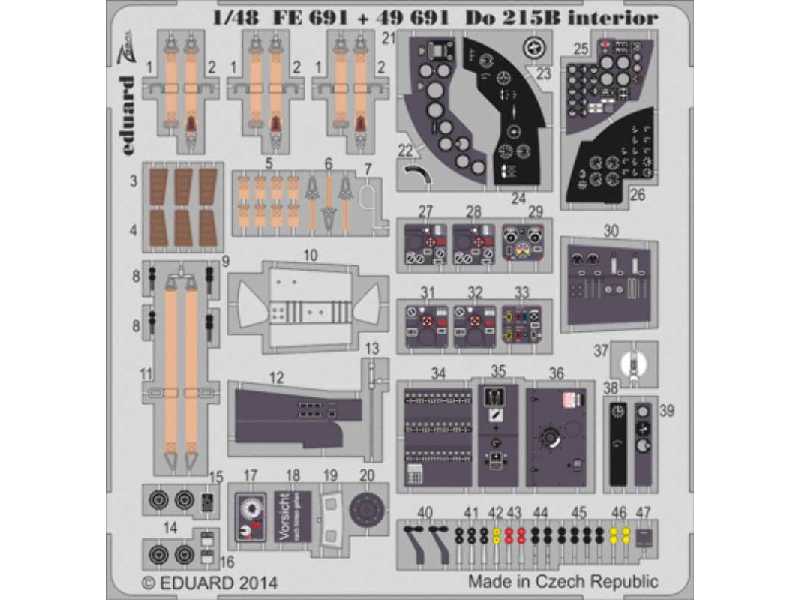 Do 215B interior S. A. 1/48 - Icm - image 1