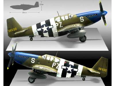 USAAF P-51B Blue Nose - image 4