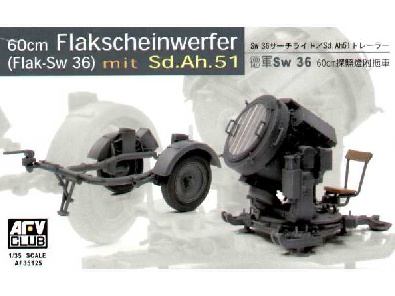 60 cm Flakscheinwerfer (Flak-Sw 36) mit Sd.Ah.51 - image 1