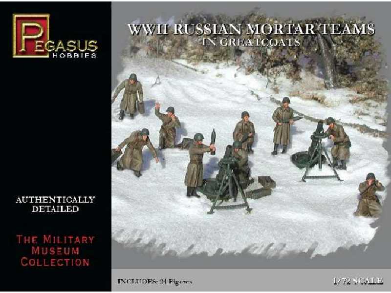 WWII Russian Mortar Teams in Greatcoats - image 1