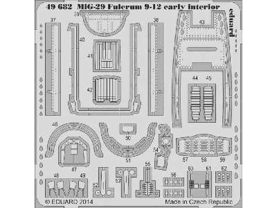 MiG-29 Fulcrum 9-12 early interior S. A. 1/48 - Gwh - image 3