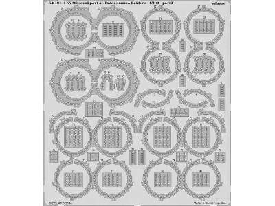 USS Missouri part 5 - Bofors ammo holders 1/200 - Trumpeter - image 3