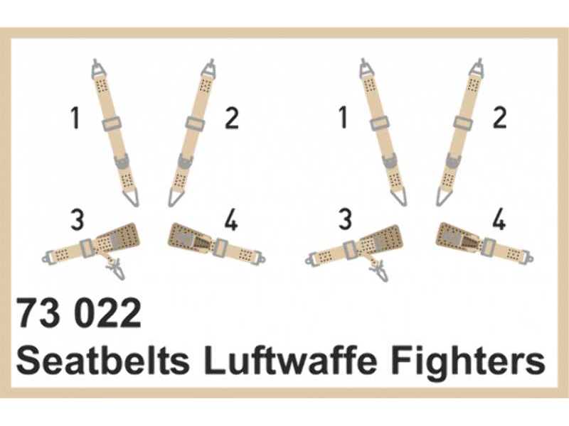 Seatbelts Luftwaffe fighters SUPER FABRIC 1/72 - image 1