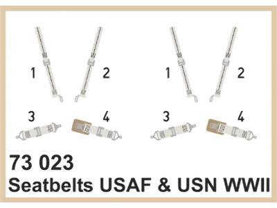 Seatbelts USAAF & USN WWII SUPER FABRIC 1/72 - image 1