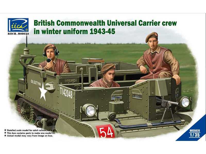 British Universal Carrier crew in winter uniform 1943-1945 - image 1 British Universal Carrier crew in winter uniform 1943-1945 - image 1