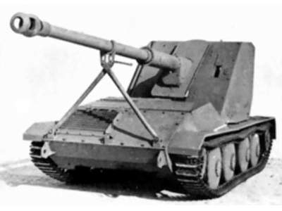 German  8.8 cm self-propelled antitank gun PaK 43/3 Waffentrager - image 4