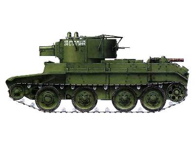 BT-7Ŕ Russian artillery light tank with KT-28 76.2 mm gun - image 3