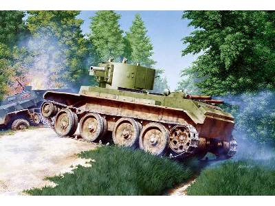 BT-7Ŕ Russian artillery light tank with KT-28 76.2 mm gun - image 7