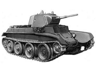 BT-7M Russian light tank - image 4