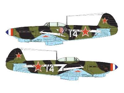 Yakovlev Yak-9 Russian fighter. Ace Marcel Lefevre (Free France) - image 3