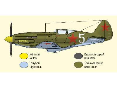 Russian fighter 3. Ace Aleksandr Pokryshkin - image 6