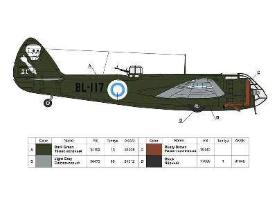 Bristol Blenheim Mk.I British light bomber, the Finnish Air Forc - image 3
