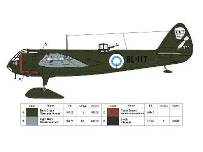 Bristol Blenheim Mk.I British light bomber, the Finnish Air Forc - image 4