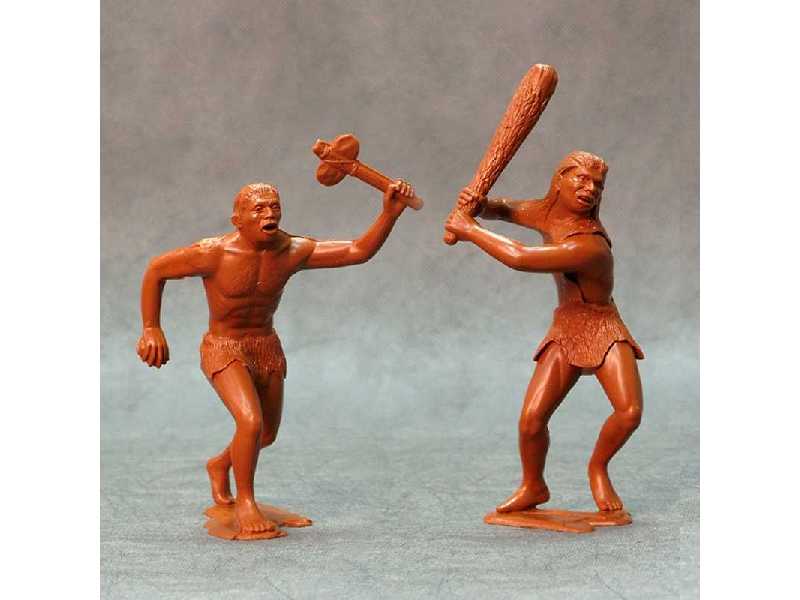 Cavemen, set of two figures #1 (15 cm) - image 1