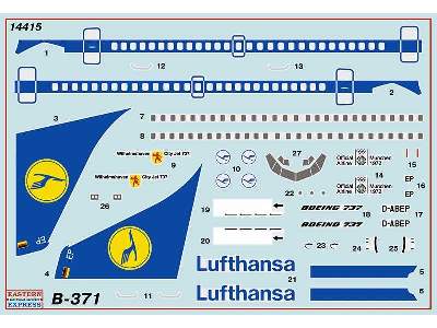 Boeing 737-100 American short-haul airliner, Lufthansa - image 2