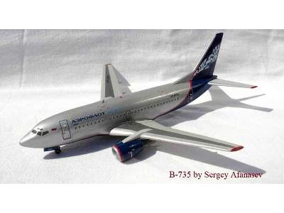 Boeing 737-500 American short / medium-haul airliner, Aeroflot N - image 3
