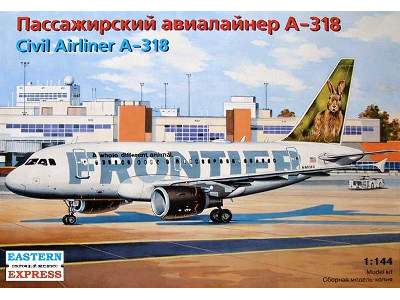 Airbus A318 European short / medium-haul airliner, Frontier Airl - image 1