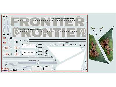 Airbus A318 European short / medium-haul airliner, Frontier Airl - image 2