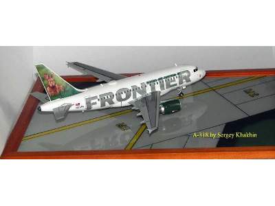 Airbus A318 European short / medium-haul airliner, Frontier Airl - image 5