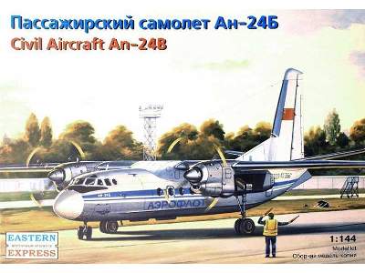 Antonov An-24B/V Russian short / medium-haul passenger aircraft, - image 1