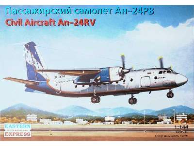 Antonov An-24RV Russian short / medium-haul passenger aircraft,  - image 1