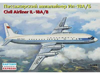 Ilyushin Il-18 A/B Russian medium-haul airliner, Aeroflot - image 1