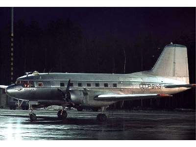 Ilyushin Il-14T Russian transport aircraft, Aeroflot / Malev Hun - image 5