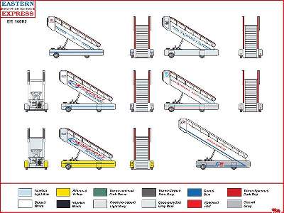 Airport service set #3 (self-propelled passenger boarding stairs - image 5
