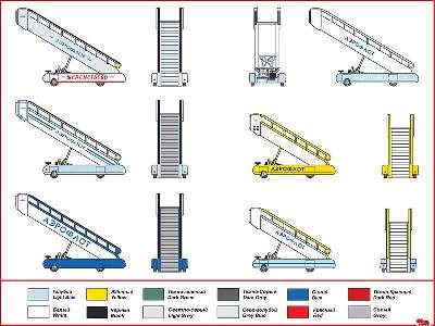 Airport service set #3 (self-propelled passenger boarding stairs - image 6