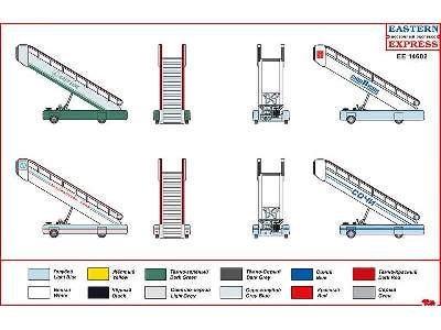 Airport service set #3 (self-propelled passenger boarding stairs - image 7