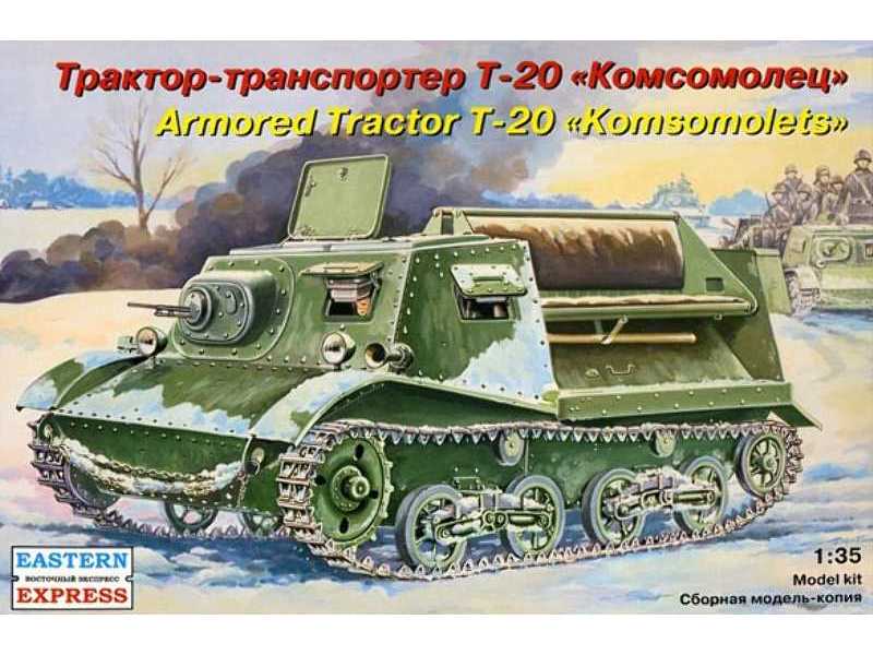 Russian armoured artillery tractor T-20 Komsomolets - image 1