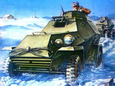 Russian light armoured car BA-64B - image 5