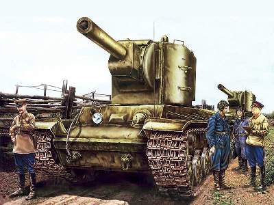 KV-2 Russian heavy tank, late version - image 13