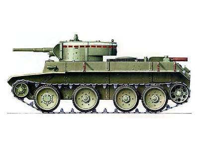 BT-7 Russian light tank, model 1935, early version - image 4