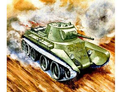 BT-7 Russian light tank, model 1937, early version - image 3