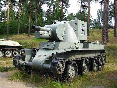 BT-42 Finnish assault gun on BT-7 tank's chassis - image 6