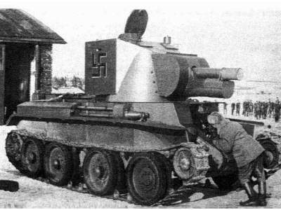 BT-42 Finnish assault gun on BT-7 tank's chassis - image 7