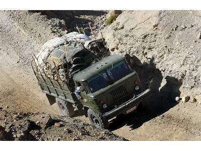 GAZ-66 Russian military truck with ZU-23-2 anti-aircraft gun - image 4