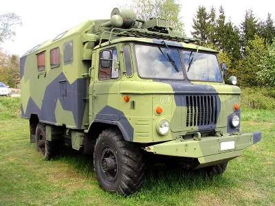 GAZ-66 Russian military truck with ZU-23-2 anti-aircraft gun - image 11